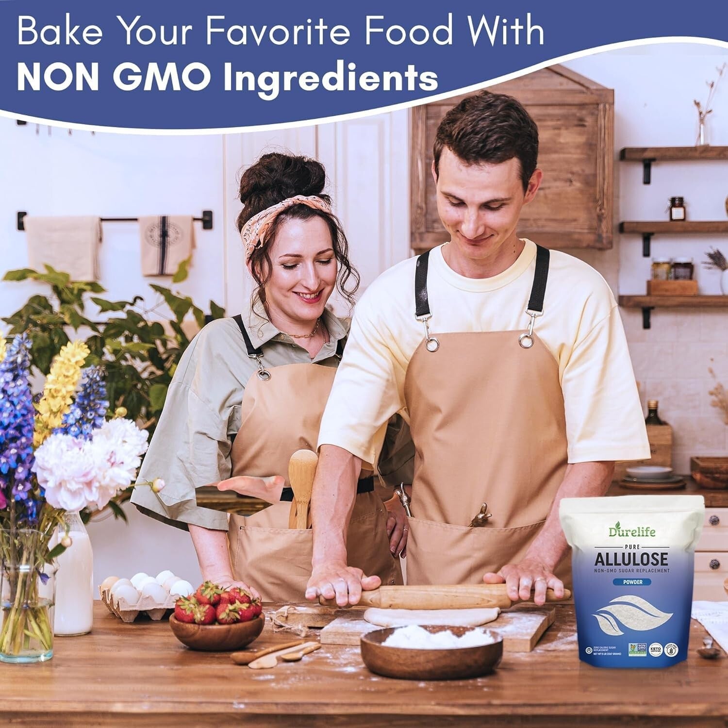 100% Pure Keto Friendly Allulose Sweetener - 10 lb, Natural Flavor, NO Fillers