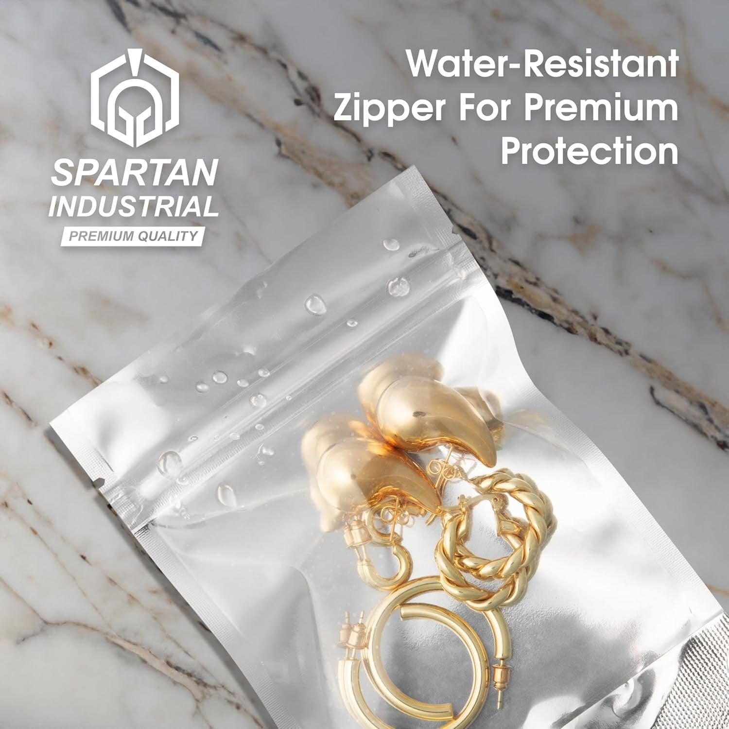 500 Pack 6" x 9" Smell-Proof Resealable Foil Pouch Bags for Premium Packaging