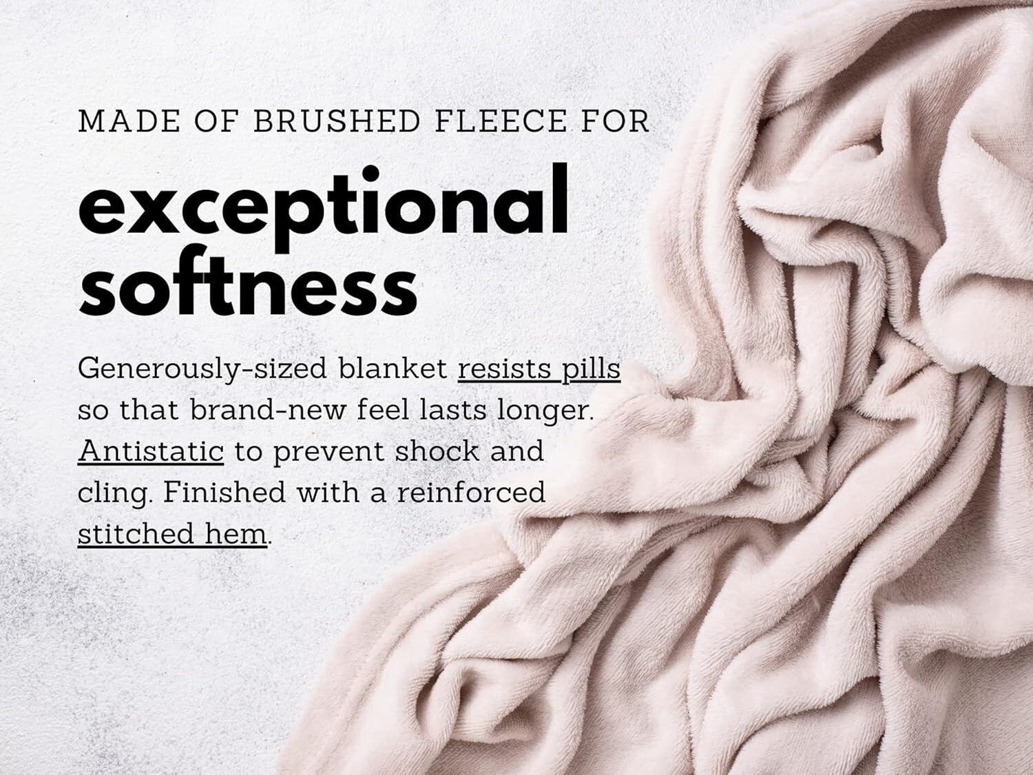 Luxurious Electric Heated Micro-Fleece Blanket with Automatic Shut-Off Feature