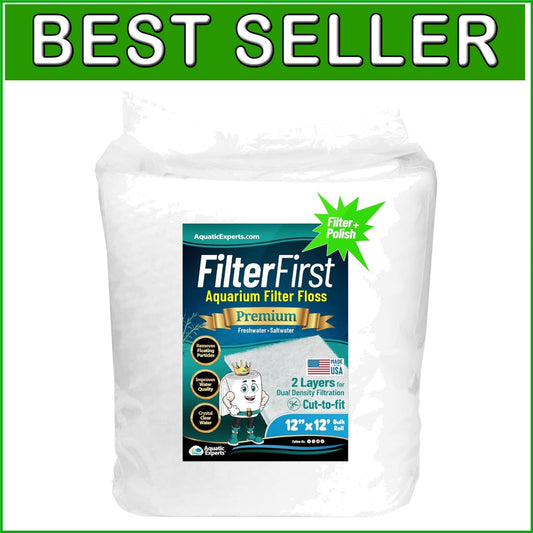 Effortless Aquarium Maintenance: Dual Density Filter Roll 12ft for Clear Water