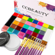Load image into Gallery viewer, Professional 36-Color SFX Makeup Palette with Brushes - Non-Toxic &amp; Easy Apply
