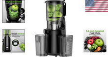Load image into Gallery viewer, Easy Clean Cold Press Juicer with High Yield Functionality and Safety Features