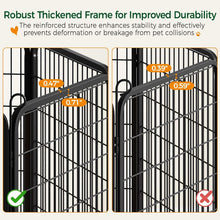 Load image into Gallery viewer, Expandable 47-Inch Dog Playpen with Flexible Shape Options for Indoor/Outdoor