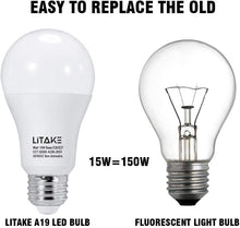 Load image into Gallery viewer, Bright 1600 Lumen Daylight LED Bulbs, 20,000 Hours Lifetime, E26 Base – 12 Pack
