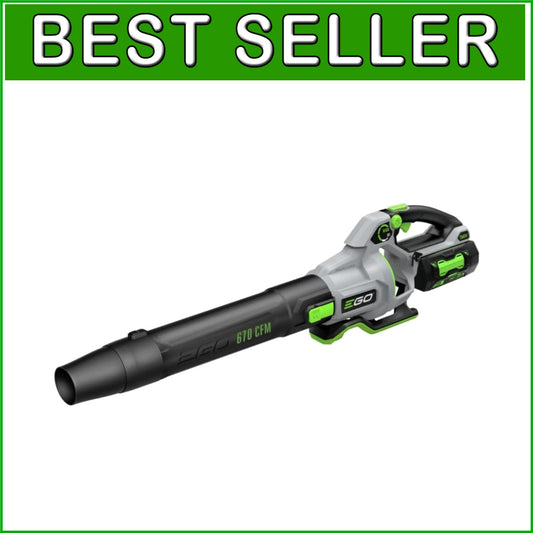 Ergonomic 670 CFM Electric Leaf Blower - Quiet, Powerful & Battery Operated