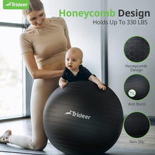 Load image into Gallery viewer, Premium Anti-Burst Yoga Ball: 5 Sizes from 45cm to 85cm for Fitness &amp; Stability