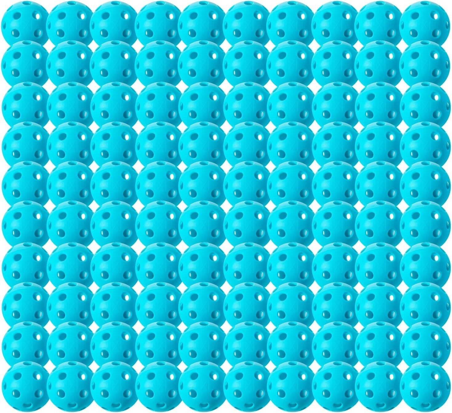 X-26 USAPA Approved Indoor Pickleballs - Durable EVA - 100 Pack for Tournaments