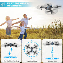 Load image into Gallery viewer, Portable Foldable Quadcopter Drone with 1080P Camera - Ideal for Fun Adventures