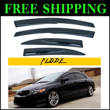 Load image into Gallery viewer, JDM Style 4-Pc Window Visor Set for Honda Civic 2006-2011 - Acrylic Design