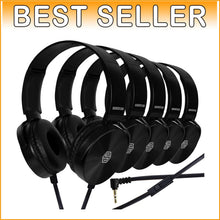Load image into Gallery viewer, Comfortable Swivel On-Ear Headphones with Mic - Perfect for Students &amp; Travel