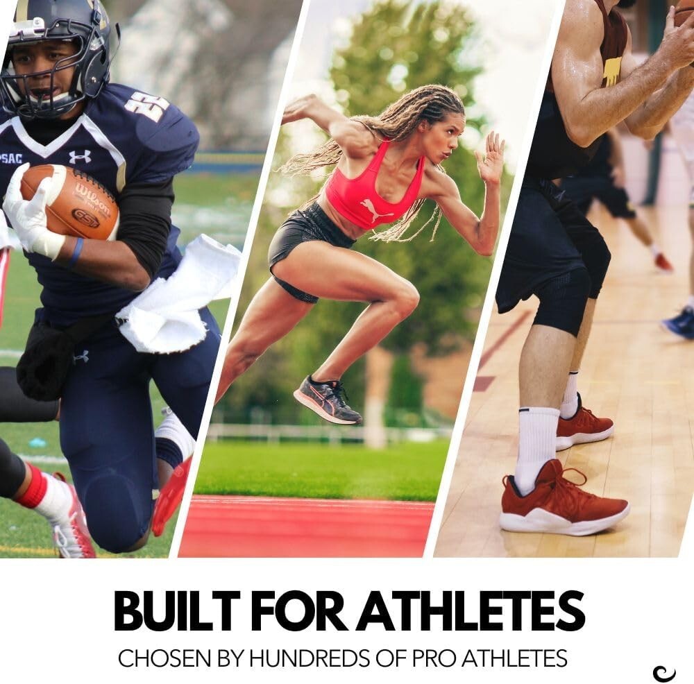 Cold Therapy Ankle Ice Wrap with 2 Gel Packs - Ideal for Injuries & Recovery