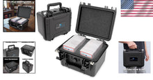 Load image into Gallery viewer, Crushproof Card Storage Box with Dividers for 40 BGS PSA Slabs &amp; 150 Top Loaders