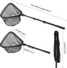 Load image into Gallery viewer, Extendable 82" Fishing Landing Net for Easy Action - Perfect for Kids &amp; Adults