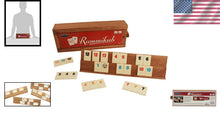 Load image into Gallery viewer, All-Wood Rummikub Vintage Game Set with Built-in Trays - Timeless Family Fun