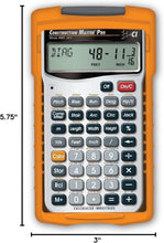 Load image into Gallery viewer, Professional Construction Math Calculator - Feet-Inch-Fraction Conversion Tool