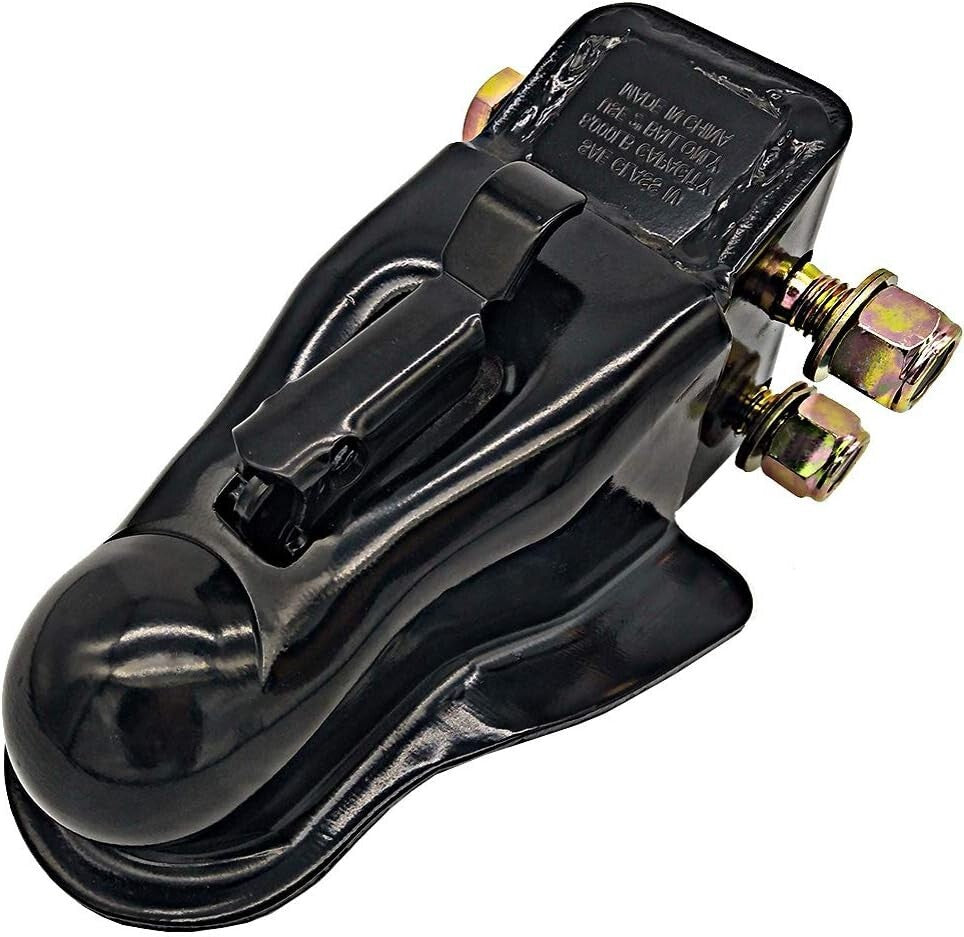 Adjustable 2'' Trailer Coupler 8000LBS Capacity - Durable Channel-Mount Design