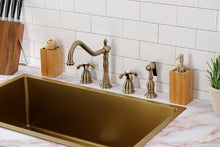 Load image into Gallery viewer, Premium Dual Function Kitchen Faucet with 8-1/4" Spout Reach - Chrome &amp; Brass