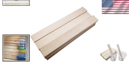 Versatile 1000 Pack Wooden Craft Sticks - Perfect for Arts & DIY Projects