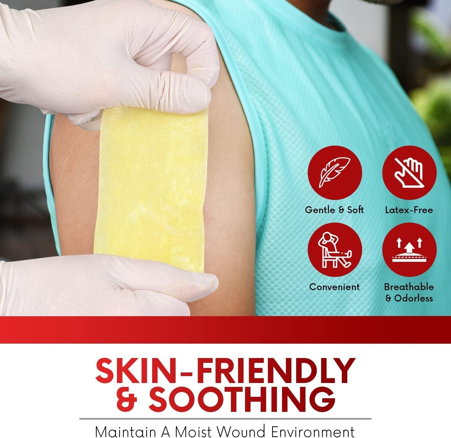 Xeroform Petrolatum Dressing 5x9 - Non-Adherent Sterile Wound Care Pads (50 ct)