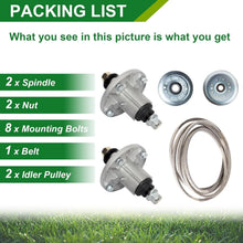 Load image into Gallery viewer, Premium John Deere Deck Rebuild Kit: Spindle &amp; Idler for E140/E150 Series
