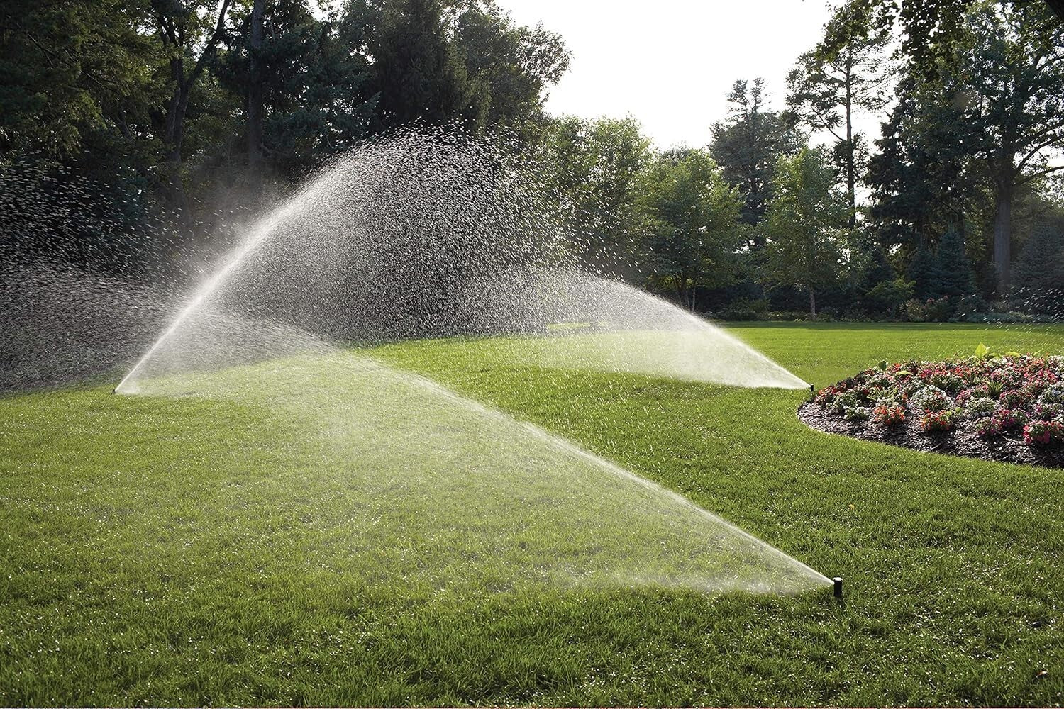 Effortless In-Ground Automatic Sprinkler System Kit – Covers 3000 Sq. Ft.