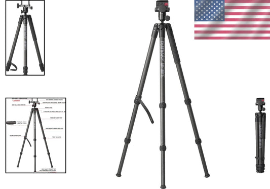 DeathGrip Infinite Carbon Fiber Tripod with 360° Ball Head & Quick-Release