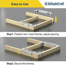 Load image into Gallery viewer, 16-Inch Precision Framing Jig - 2-Piece Stud Layout Tool for Quick Measurements