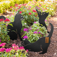 Load image into Gallery viewer, Charming 3-Pack Steel Cat Garden Decor for Cat Lovers - Outdoor Ornaments