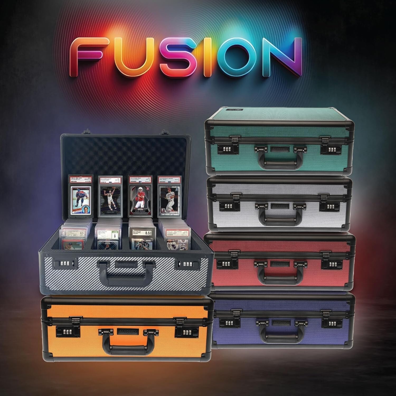 Enhance Your Collection with Our 4 Row Graded Card Case - Water-Resistant Design