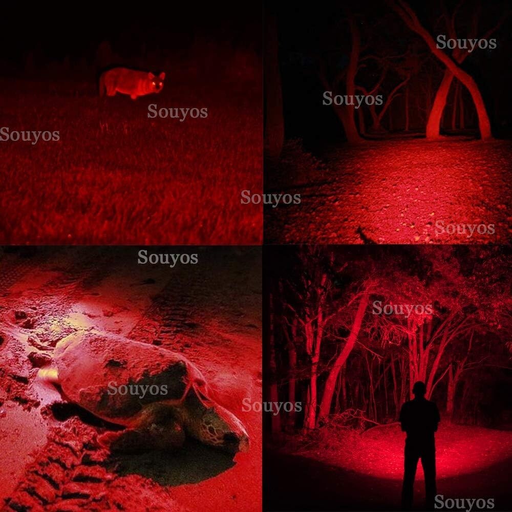 Portable Tactical LED Flashlight Set: Ideal for Night Fishing, Tracking & Safety