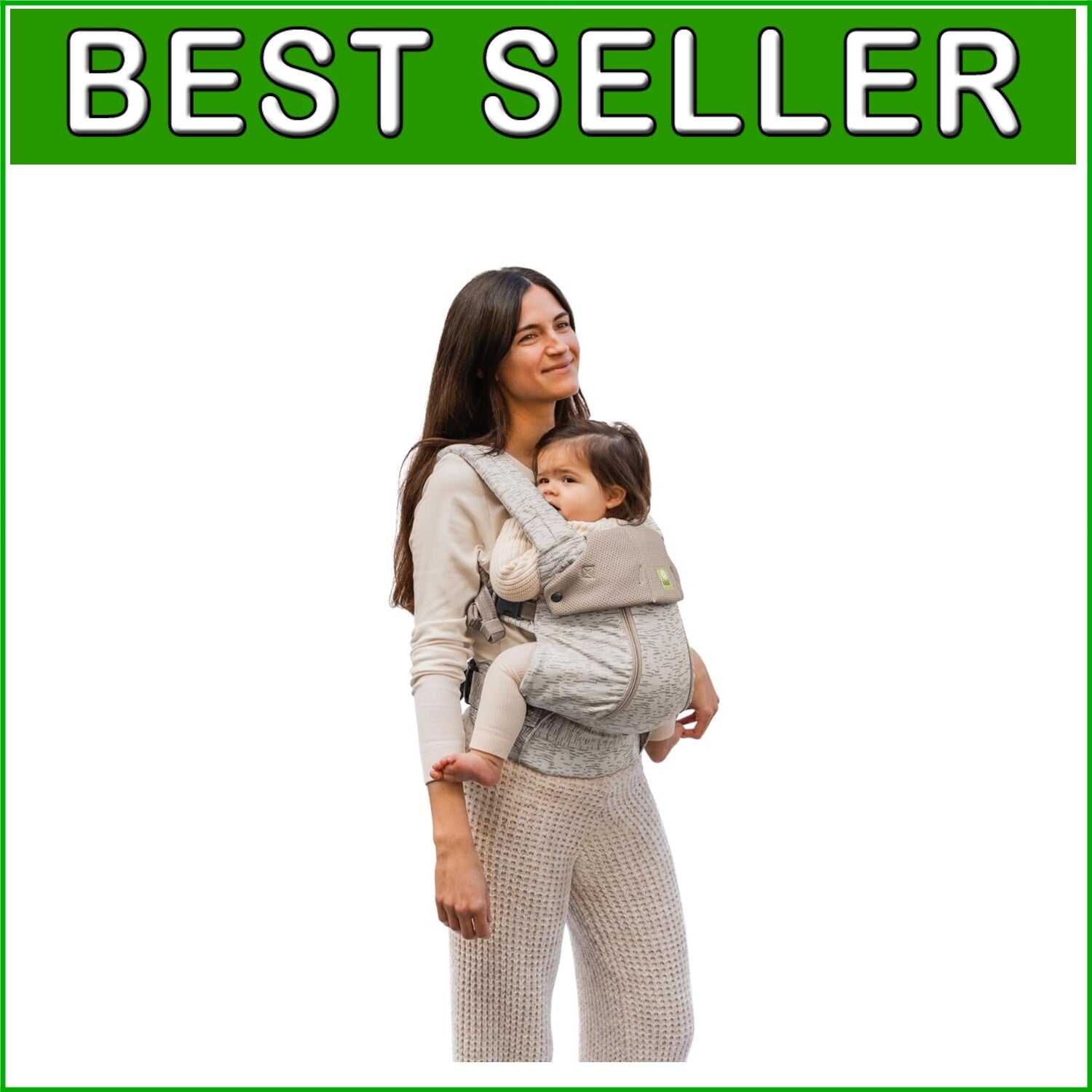 Adjustable Ergonomic Baby Carrier - Perfect for Infants and Toddlers - 7-45 lbs