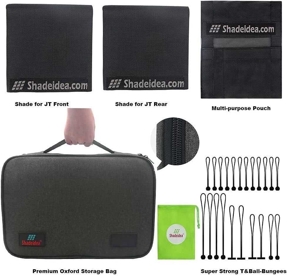 Black Screen Roof Cover for Jeep Gladiator 2018-2023 - Easy Installation