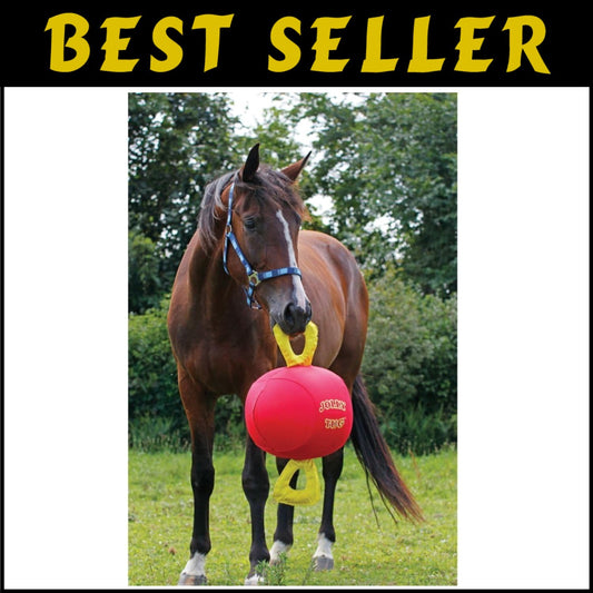 14" Jolly Tug Toy for Horses - Bright Blue, Machine Washable, All Breeds