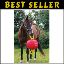 Load image into Gallery viewer, 14" Jolly Tug Toy for Horses - Bright Blue, Machine Washable, All Breeds