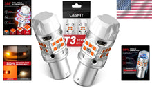 Load image into Gallery viewer, Premium 1156 Amber LED Bulbs with Intelligent IC Driver - 500% Brightness 2 Pack
