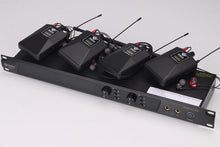 Load image into Gallery viewer, Professional Mono UHF In-Ear Monitor System – 4 Bodypack Receivers Included