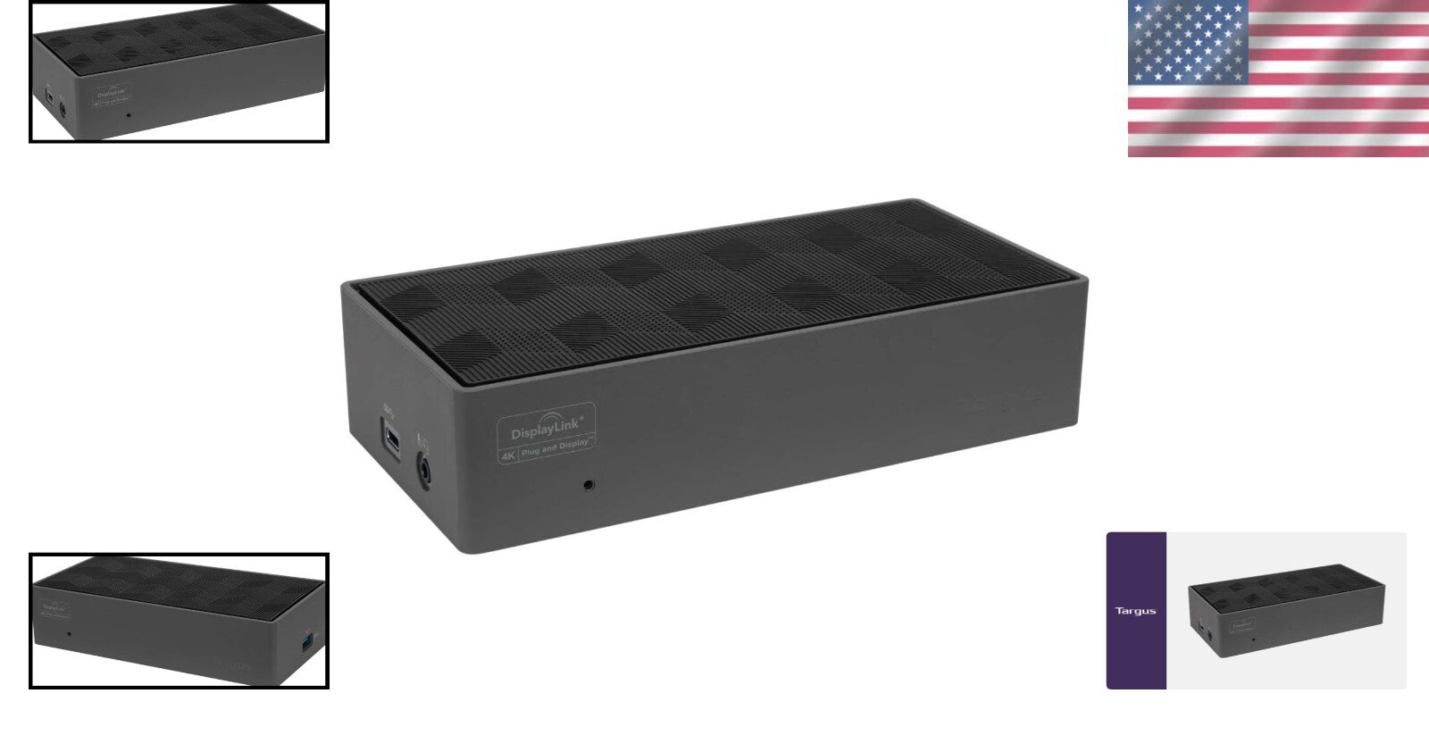 Universal USB-C DV4K Dock with 100W Power for Enhanced Workstation Connectivity