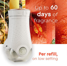 Load image into Gallery viewer, Adjustable Hawaiian Breeze PlugIns Air Freshener - 6 Refill Bottles, 50 Days