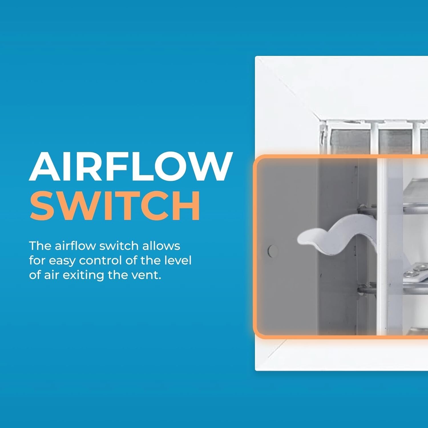 18 x 6 Inch Adjustable Air Vent Grille, Rust-Resistant and Elegant White Finish