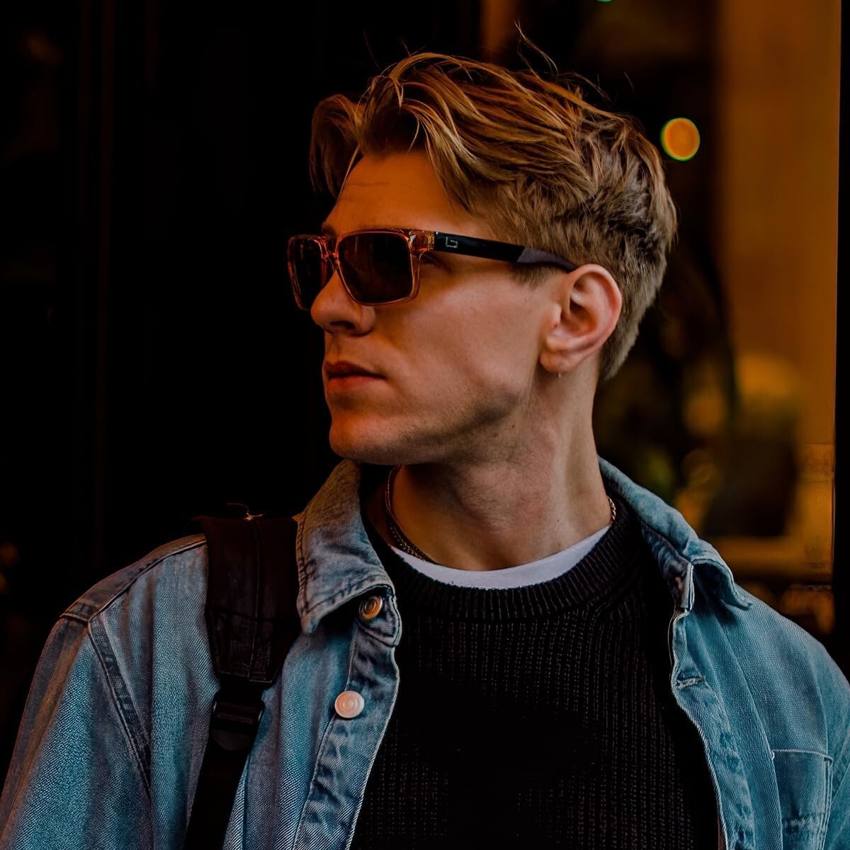 Lightweight B7066 Polarized Sunglasses with Comfort Spring Hinges - Italian Made