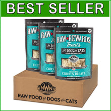 Load image into Gallery viewer, Raw Chicken Breast Treats - Human-Grade Freeze-Dried, Perfect for Dogs and Cats