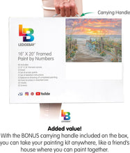 Load image into Gallery viewer, Complete Paint by Numbers Kit for Adults - Elegant Morning Ride Canvas Art