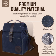 Load image into Gallery viewer, Stylish Waterproof Lunch Box with Shoulder Strap - Perfect for Work &amp; Picnics