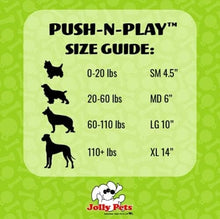 Load image into Gallery viewer, 14-Inch Purple Push-N-Play Dog Ball: Durable, Floating Fun for Large Breeds