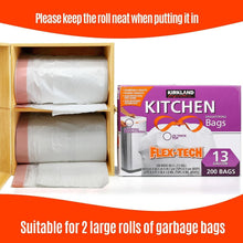 Load image into Gallery viewer, Space-Saving Bamboo Trash Bag Organizer for Kitchen and Garage - Bundle Included
