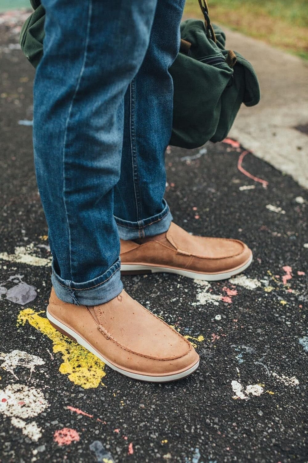 Classic Men's Slip-On Kalia Shoes - Full-Grain Leather & High-Rebound Comfort