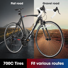 Load image into Gallery viewer, High-Performance 700C HILAND Road Bike for Men &amp; Women - Lightweight Aluminum