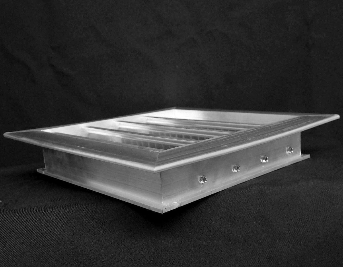 Elegant 6" x 6" Aluminum External Gable Louver Vent - Weather & Pest Resistant