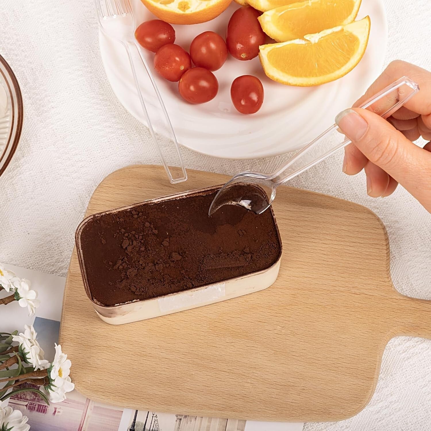 Classic Clear Plastic Utensil Set - 1000-Piece Heavy Duty Forks, Spoons & Knives