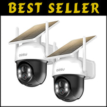 Load image into Gallery viewer, All-in-One Wireless Solar Camera - 2K Image Quality, Night Vision, Eco-Friendly